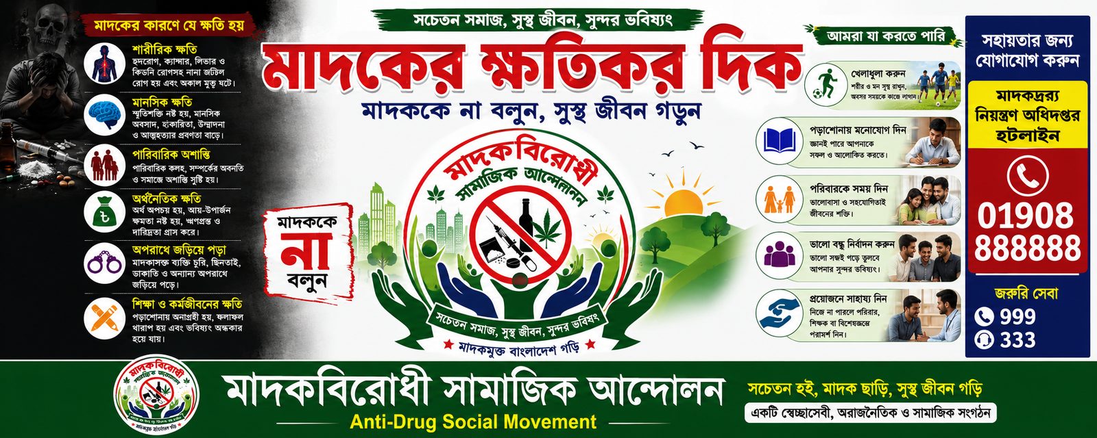 আন্তর্জাতিক মাদকবিরোধী দিবস ২০২৬